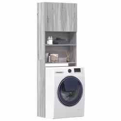 Avec ce meuble pour lave-linge, vous pouvez créer et utiliser de manière optimale un espace de rangement supplémentaire dans  ...