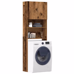 Avec ce meuble pour lave-linge, vous pouvez créer et utiliser de manière optimale un espace de rangement supplémentaire dans  ...