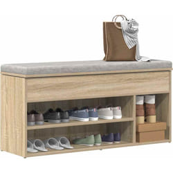 Vidaxl - Banc à chaussures chêne sonoma 102x30,5x45 cm bois d'ingénierie