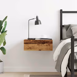 VidaXL 861119 Table de nuit et table de chevet Bois - Vue supplémentaire 4