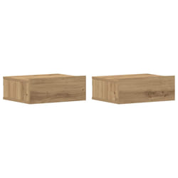 VidaXL 861122 Table de nuit et table de chevet Chêne