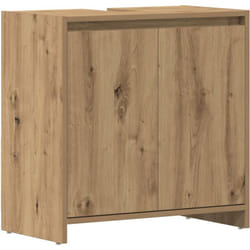 Vidaxl - Armoire lavabo de salle de bain chêne artisanal 60x33x60 cm