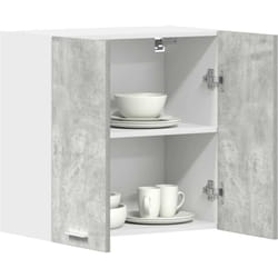 Armoire murale cuisine gris béton 60x31x60 cm bois d'ingénierie Vidaxl