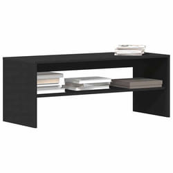 vidaXL Meuble TV Noir 100 x 40 x 40 cm Aggloméré 862402