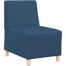 Vidaxl - Fauteuil bleu 55 cm tissu