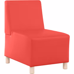 Cette unité de canapé modulaire en simili cuir sans accoudoirs est parfaite pour égayer n'importe quel salon. Avec sa texture ...
