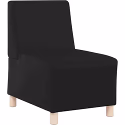 Cette unité de canapé modulaire en simili cuir sans accoudoirs est parfaite pour égayer n'importe quel salon. Avec sa texture ...