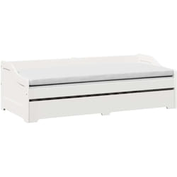 Vidaxl - Lit de jour avec gigogne sans matelas irun blanc 90x200 cm