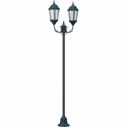 Cette lumière de chemin solaire traditionnelle en vert foncé illumine super bien l'extérieur. Elle mélange fonctionnalité et  ...