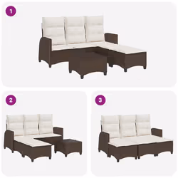 VidaXL 3328639 ensemble de meubles de jardin - Vue supplémentaire 8