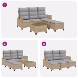 VidaXL 3328641 ensemble de meubles de jardin - Vue supplémentaire 8