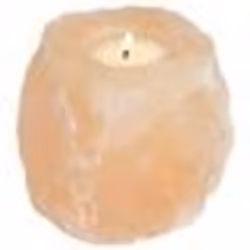 vidaXL Portes-bougies en pierre de sel 4 pcs 4 kg Rose
