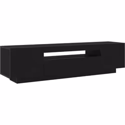 Ce meuble TV en chêne noir combine un design moderne avec du rangement pratique, offrant une belle mise à niveau à ton salon. ...
