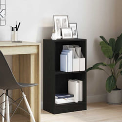 Bibliothèque chêne noir 40x24x76 cm bois d'ingénierie Vidaxl
