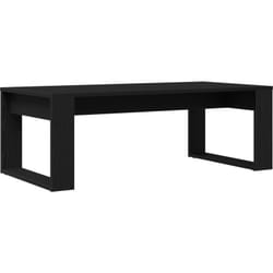 Table basse noire en chêne 102x50x35 cm en bois d'ingénierie vidaXL
