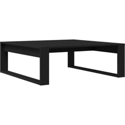 Vidaxl - Table basse en chêne noir 100x100x35 cm en bois d'ingénierie