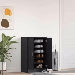 Gardez vos chaussures loin de l'encombrement et créez un environnement bien rangé avec cette élégante armoire à chaussures !  ...