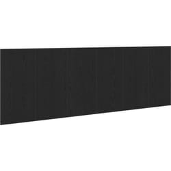 Tête de lit murale en chêne noir 240x1,5x80 cm en bois d'ingénierie Vidaxl