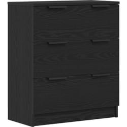 Vidaxl - Buffet en chêne noir 60x30x70 cm en bois d'ingénierie