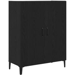 Vidaxl - Buffet chêne noir 69,5x34x90 cm bois d'ingénierie