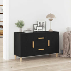 Vidaxl - Buffet chêne noir 100x36x60 cm bois d'ingénierie