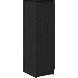 Vidaxl - Meuble à chaussures en chêne noir de 29,5x35x100,5 cm en bois d'ingénierie