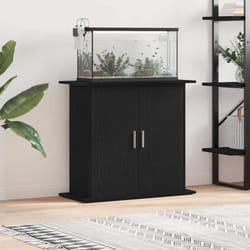 Vidaxl - Support pour aquarium chêne noir 81x36x73 cm bois d'ingénierie