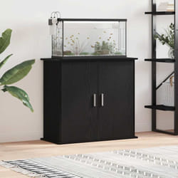 Vidaxl - Support pour aquarium chêne noir 81x36x73 cm bois d'ingénierie