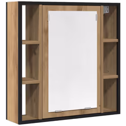 L'armoire de salle de bain à miroir présente un design épuré qui allie fonctionnalité et style, ce qui en fait un complément  ...