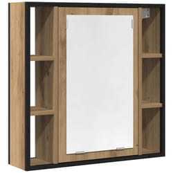 Vidaxl - Armoire à miroir salle de bain chêne artisanal bois ingénierie