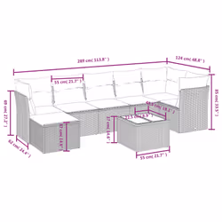 VidaXL 3325308 ensemble de meubles de jardin - Vue supplémentaire 4