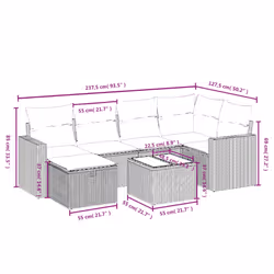 VidaXL 3325384 ensemble de meubles de jardin - Vue supplémentaire 4