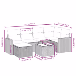 VidaXL 3325386 ensemble de meubles de jardin - Vue supplémentaire 4