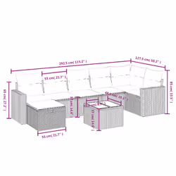 VidaXL 3325406 ensemble de meubles de jardin - Vue supplémentaire 4