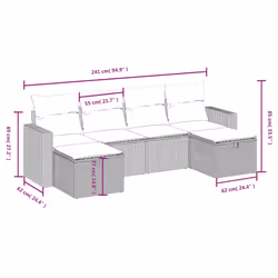 VidaXL 3325425 ensemble de meubles de jardin - Vue supplémentaire 4