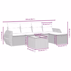 VidaXL 3325561 ensemble de meubles de jardin - Vue supplémentaire 4