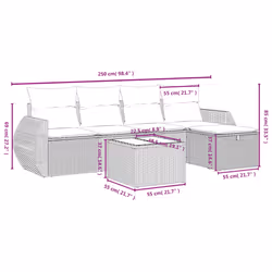 VidaXL 3325564 ensemble de meubles de jardin - Vue supplémentaire 4