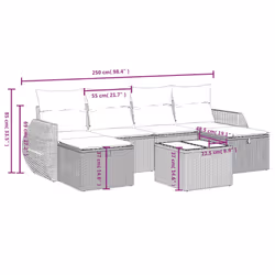 VidaXL 3325626 ensemble de meubles de jardin - Vue supplémentaire 4