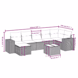 VidaXL 3325704 ensemble de meubles de jardin - Vue supplémentaire 4