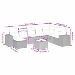 VidaXL 3325734 ensemble de meubles de jardin - Vue supplémentaire 4