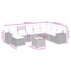 VidaXL 3325735 ensemble de meubles de jardin - Vue supplémentaire 4