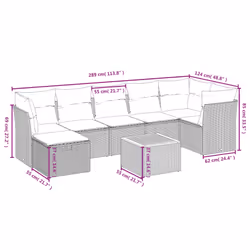 VidaXL 3325773 ensemble de meubles de jardin