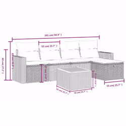 VidaXL 3325779 ensemble de meubles de jardin - Vue supplémentaire 4