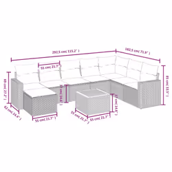 VidaXL 3325803 ensemble de meubles de jardin - Vue supplémentaire 4