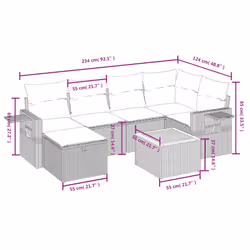 VidaXL 3325814 ensemble de meubles de jardin - Vue supplémentaire 4