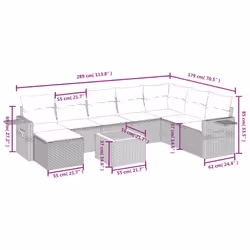 VidaXL 3325828 ensemble de meubles de jardin - Vue supplémentaire 4