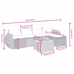 VidaXL 3325835 ensemble de meubles de jardin