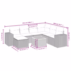VidaXL 3325882 ensemble de meubles de jardin - Vue supplémentaire 4