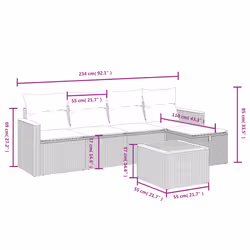 VidaXL 3325899 ensemble de meubles de jardin - Vue supplémentaire 4