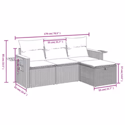 VidaXL 3325947 ensemble de meubles de jardin